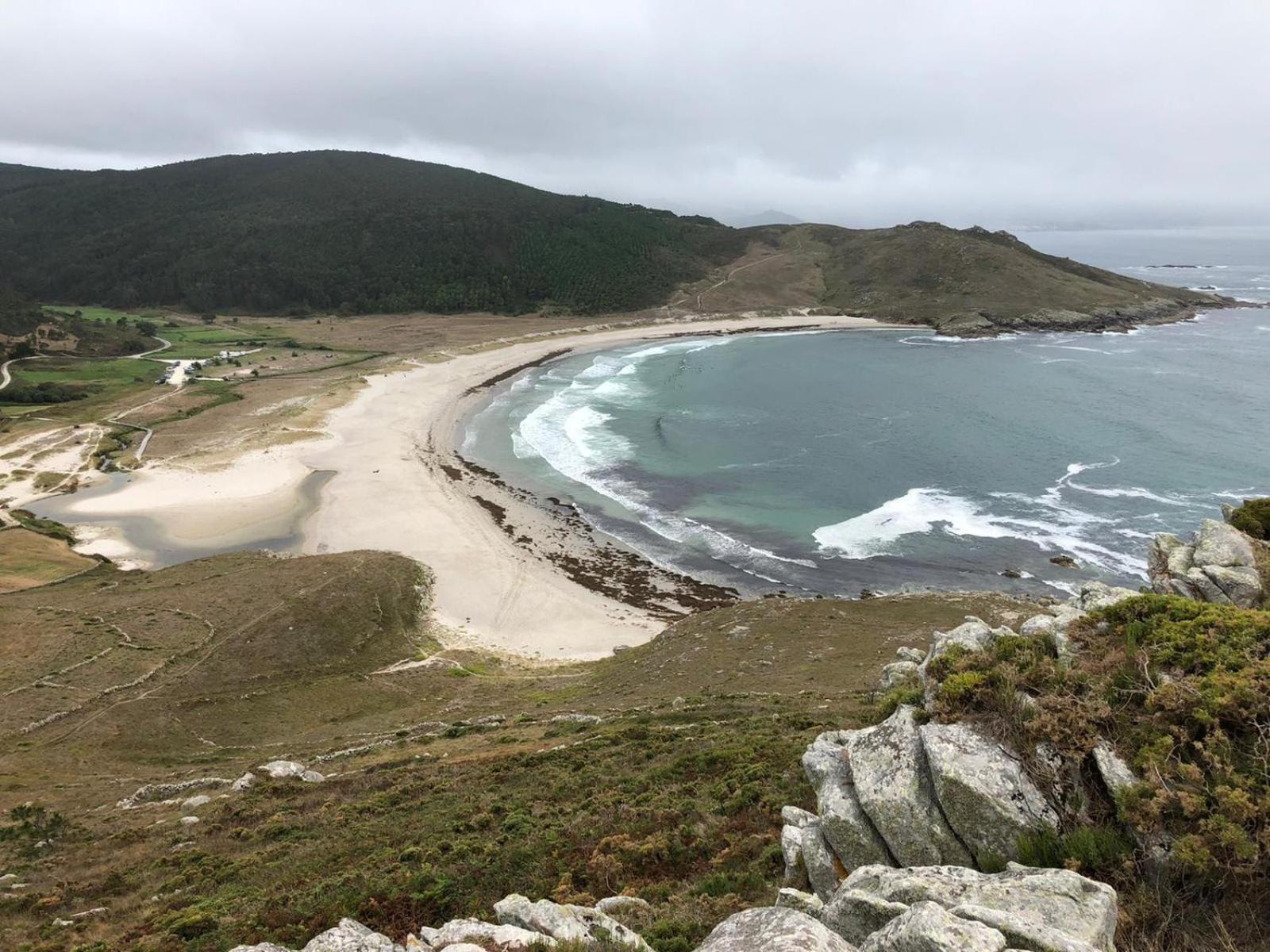 Vila Casa A Pracina, Playa De Soesto Laxe Exteriér fotografie