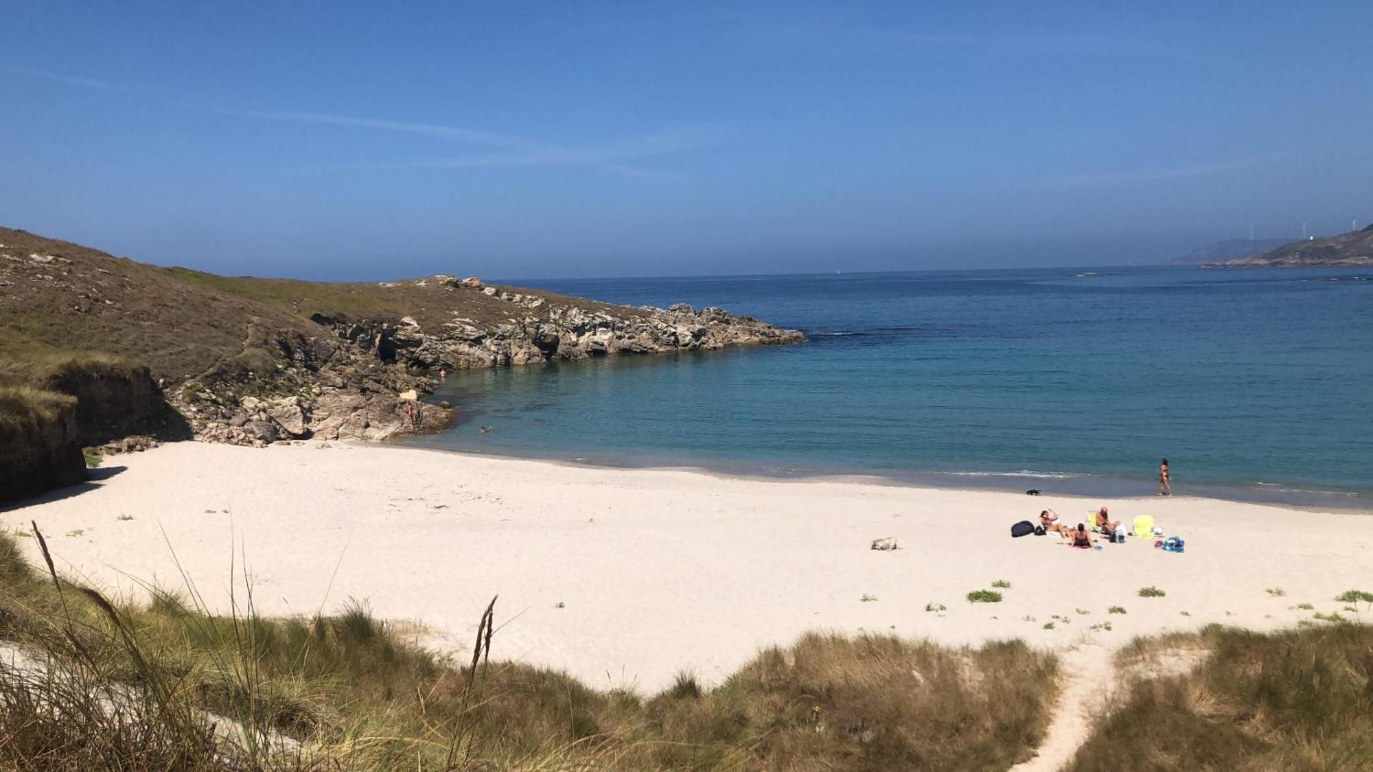 Vila Casa A Pracina, Playa De Soesto Laxe Exteriér fotografie
